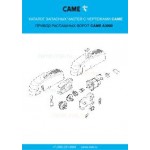 Каталог запчастей для привода гаражных ворот CAME E1024