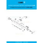 Каталог запчастей для направляющей гаражных ворот CAME V06001