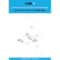 Каталог запчастей для привода гаражных ворот CAME VER13DMS